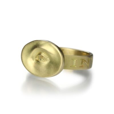 Rings Gabriella Kiss  | Small Eye Ring 18K