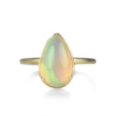 Rings Gabriella Kiss  | Pear Shaped Ethiopian Opal Ring