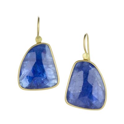 Earrings Lola Brooks  | Tanzanite Pebble Drop Earrings