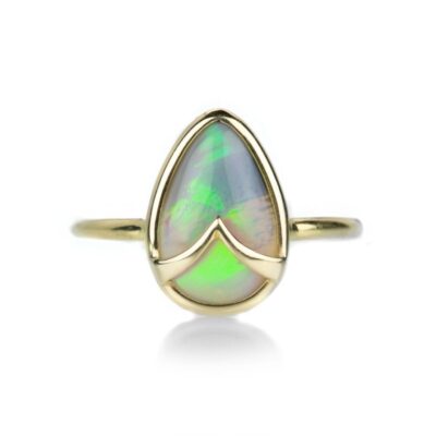 Rings Rachel Atherley  | Crystal Opal Owl Ring