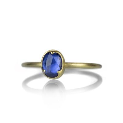 Rings Gabriella Kiss  | Faceted Blue Sapphire Ring