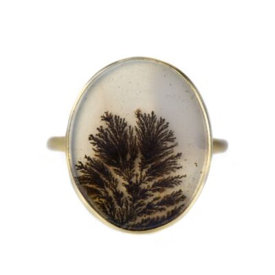 Rings Gabriella Kiss  | 18K Oval Dendrite Ring