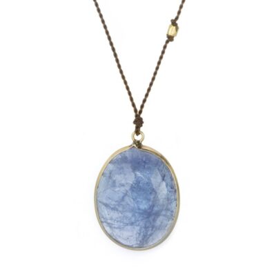 Necklaces Margaret Solow  | Oval Faceted Tanzanite Necklace