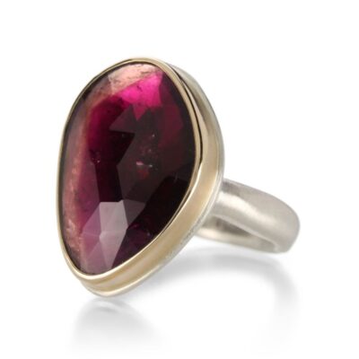 Rings Jamie Joseph  | Asymmetrical Pink Tourmaline Ring