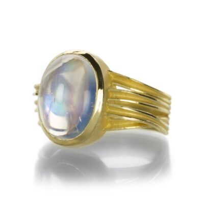 Rings Barbara Heinrich  | Smooth Oval Moonstone Ring