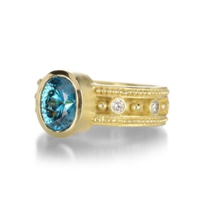 Rings Barbara Heinrich  | Blue Zircon Ring