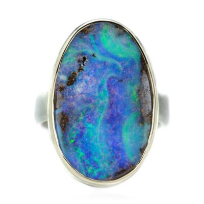 Rings Jamie Joseph  | Smooth Oval Boulder Opal Ring