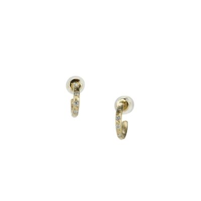 Earrings Robin Haley  | Tiny Diamond Huggies