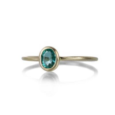 Rings Margaret Solow  | Small Oval Emerald Ring