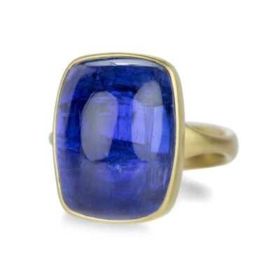 Rings Lola Brooks  | 18K Cushion Tanzanite Ring