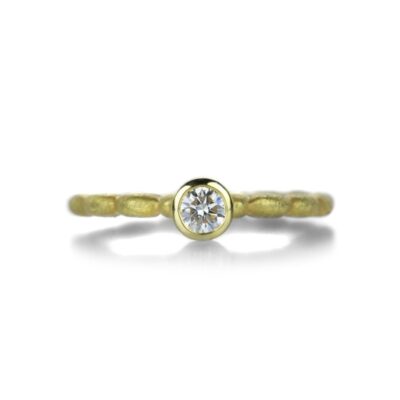 Rings Barbara Heinrich  | Small Round Diamond Stacking Ring