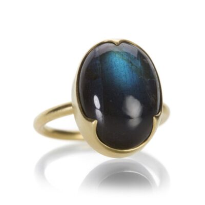 Rings Gabriella Kiss  | Labradorite Cabochon Ring