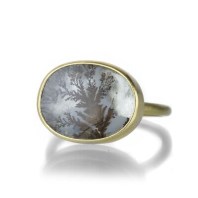 Rings Gabriella Kiss  | Horizontal Dendritic Quartz Ring