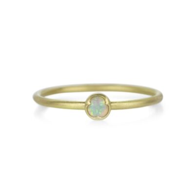 Rings Gabriella Kiss  | Tiny Round Opal Ring