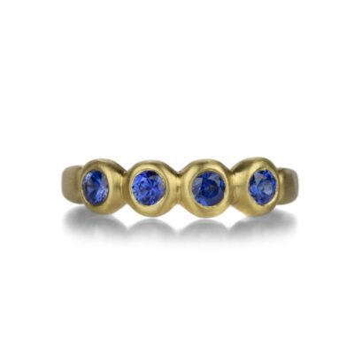 Rings Marian Maurer  | Blue Sapphire Porch Skimmer Band