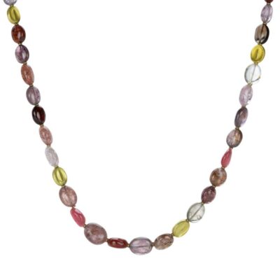 Necklaces Barbara Heinrich  | Smooth Oval Shaped Spinel Beaded Necklace