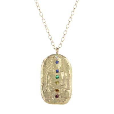 Necklaces Victoria Cunningham  | Chakra Buddha Pendant Necklace