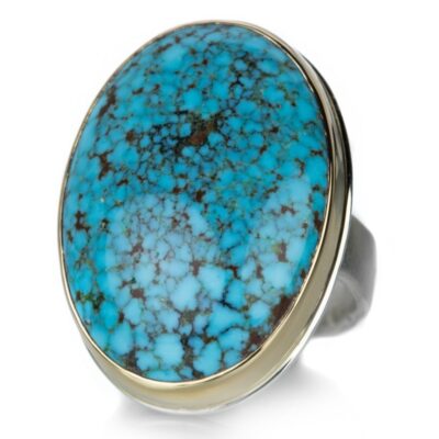 Rings Jamie Joseph  | Smooth Oval Kingman Turquoise Ring