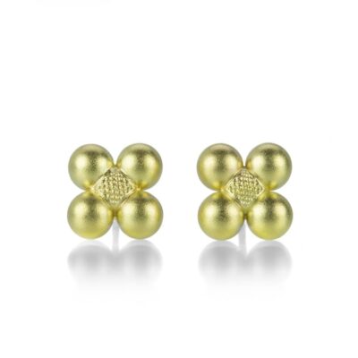 Earrings Paul Morelli  | Sequence Gold Bead Stud Earrings