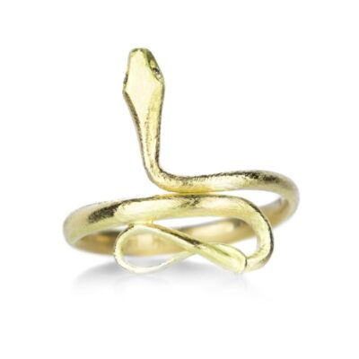 Rings Gabriella Kiss  | Small 18K Yellow Gold Snake Ring