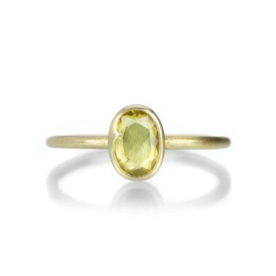 Rings Gabriella Kiss  | Rose Cut Yellow Sapphire Ring