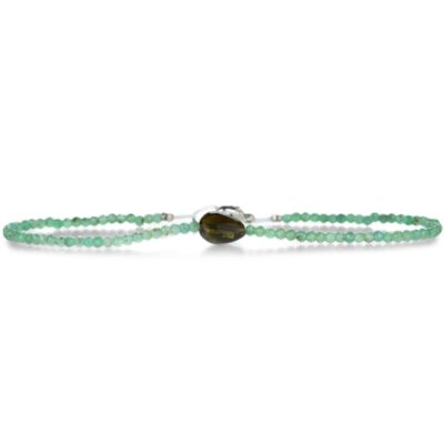 Bracelets Margaret Solow  | Faceted Emerald And Tourmaline Bracelet