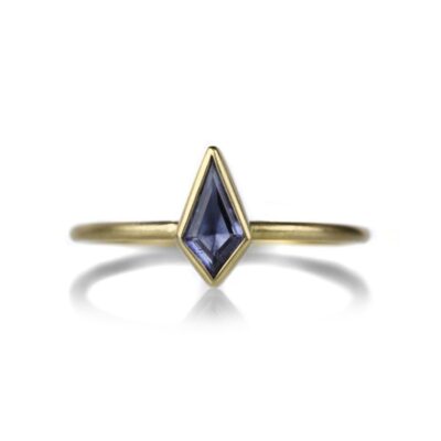 Rings Gabriella Kiss  | Kite Shaped Pale Blue Sapphire Ring