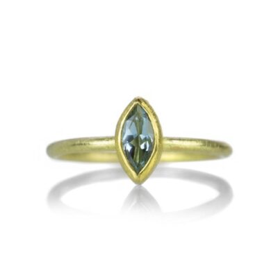 Rings Petra Class  | Marquise Faceted Aquamarine Ring