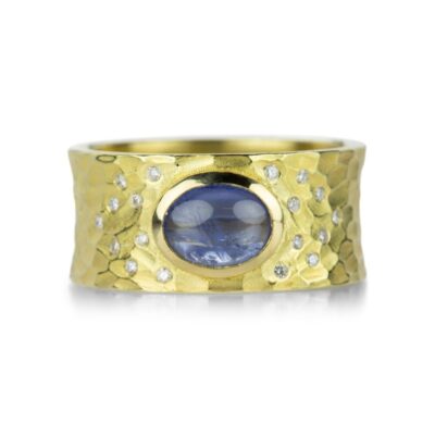 Rings Barbara Heinrich  | Blue Sapphire Glacier Band