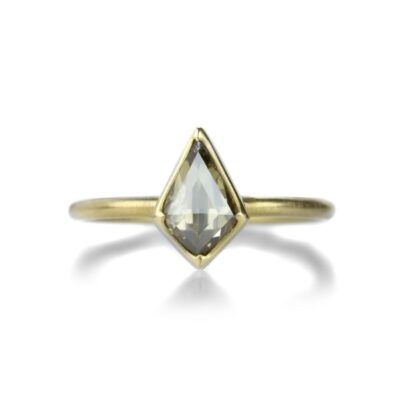 Rings Gabriella Kiss  | Kite Shaped Salt & Pepper Diamond Ring