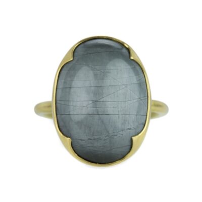 Rings Gabriella Kiss  | 18K Oval Toad’S Eye Ring