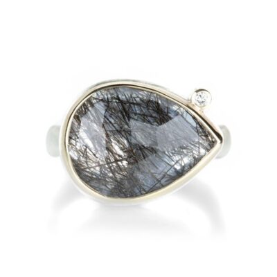 Rings Jamie Joseph  | Teardrop Rutilated Quartz Ring