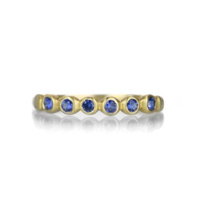 Rings Marian Maurer  | Small Blue Sapphire Porch Skimmer Band