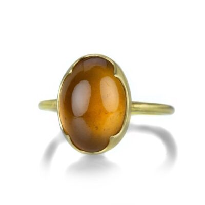 Rings Gabriella Kiss  | 18K Oval Hessonite Garnet Ring