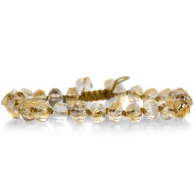 Bracelets Joseph Brooks  | 8Mm Smooth Citrine Beaded Bracelet