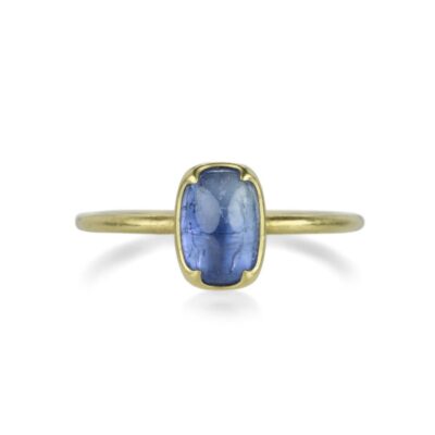 Rings Gabriella Kiss  | Cushion Pale Blue Sapphire Ring