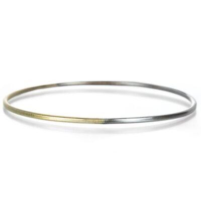 Bracelets Kate Maller  | Black & Gold Legacy Stacker Bangle