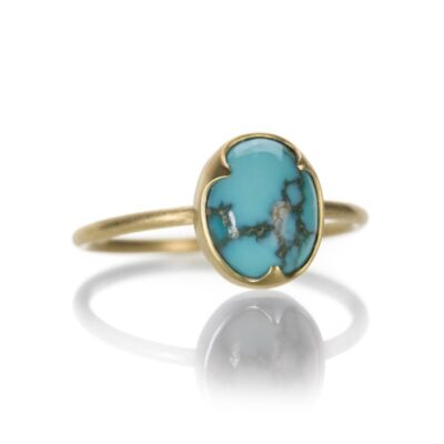 Rings Gabriella Kiss  | Turquoise With Matrix Ring