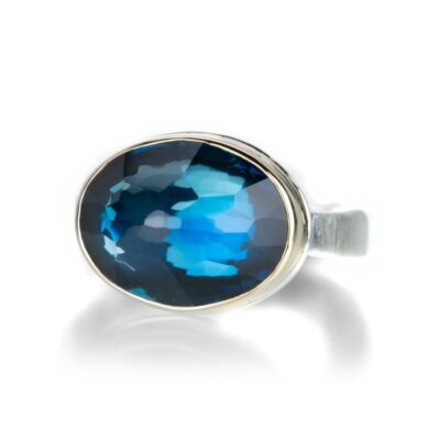 Rings Jamie Joseph  | Small London Blue Topaz Ring