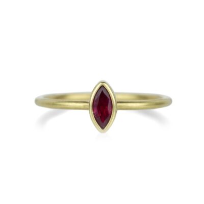 Rings Gabriella Kiss  | 18K Marquise Ruby Ring