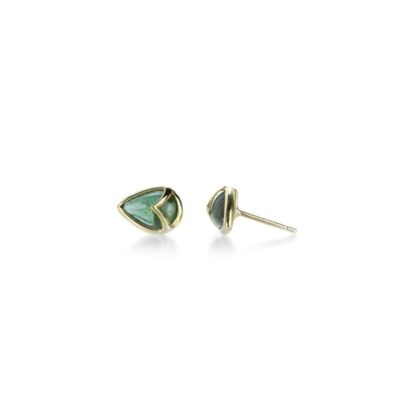 Earrings Rachel Atherley  | Emerald Owl Studs