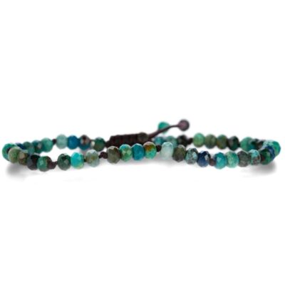 Bracelets Joseph Brooks  | 4Mm Faceted Chrysocolla Bracelet