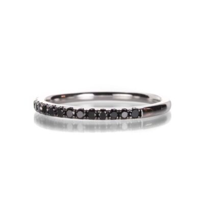 Rings Julez Bryant  | White Gold Black Diamond Band