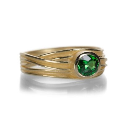 Rings Barbara Heinrich  | Triple Ribbon Tsavorite Ring