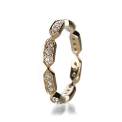 Rings Sethi Couture  | Antique Band With Diamonds