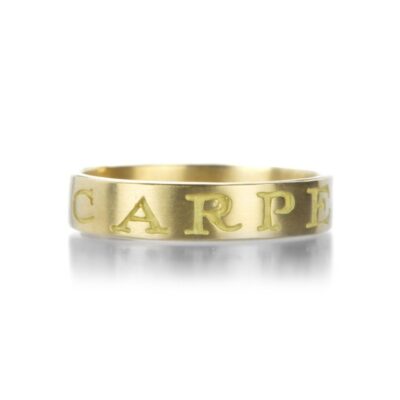 Rings Gabriella Kiss  | 18K Gold Carpe Diem Band