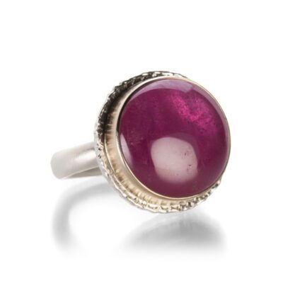 Rings Jamie Joseph  | African Ruby And Lava Platform Ring