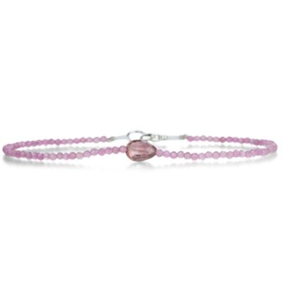 Bracelets Margaret Solow  | Double Pink Tourmaline Beaded Bracelet