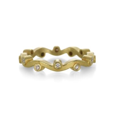 Rings Barbara Heinrich  | Wavy Diamond Ring