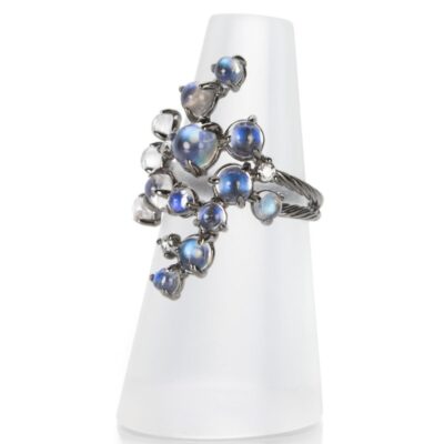 Rings Paul Morelli  | Moonstone Bubble Cluster Ring With Diamonds